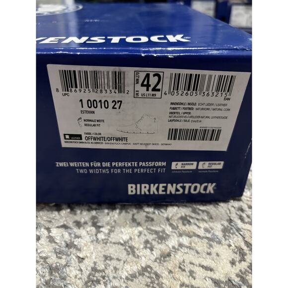 NEW Birkenstock Estevan Boots Off-White Leather/Suede 42 - Picture 8 of 8